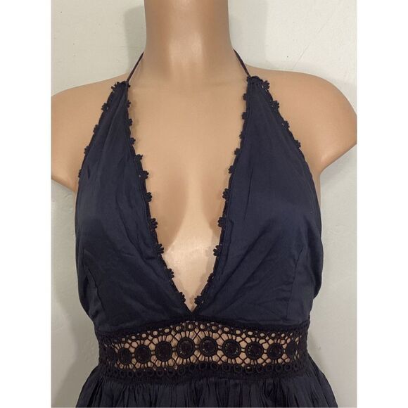 New. Pilyq plunge neck mini halter dress. Size M/L. Retails $134 - Picture 10 of 11